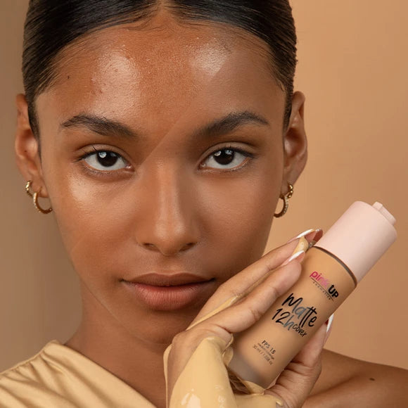 BASE DE MAQUILLAJE LIQUIDA MATTE 12 HRS PINK UP