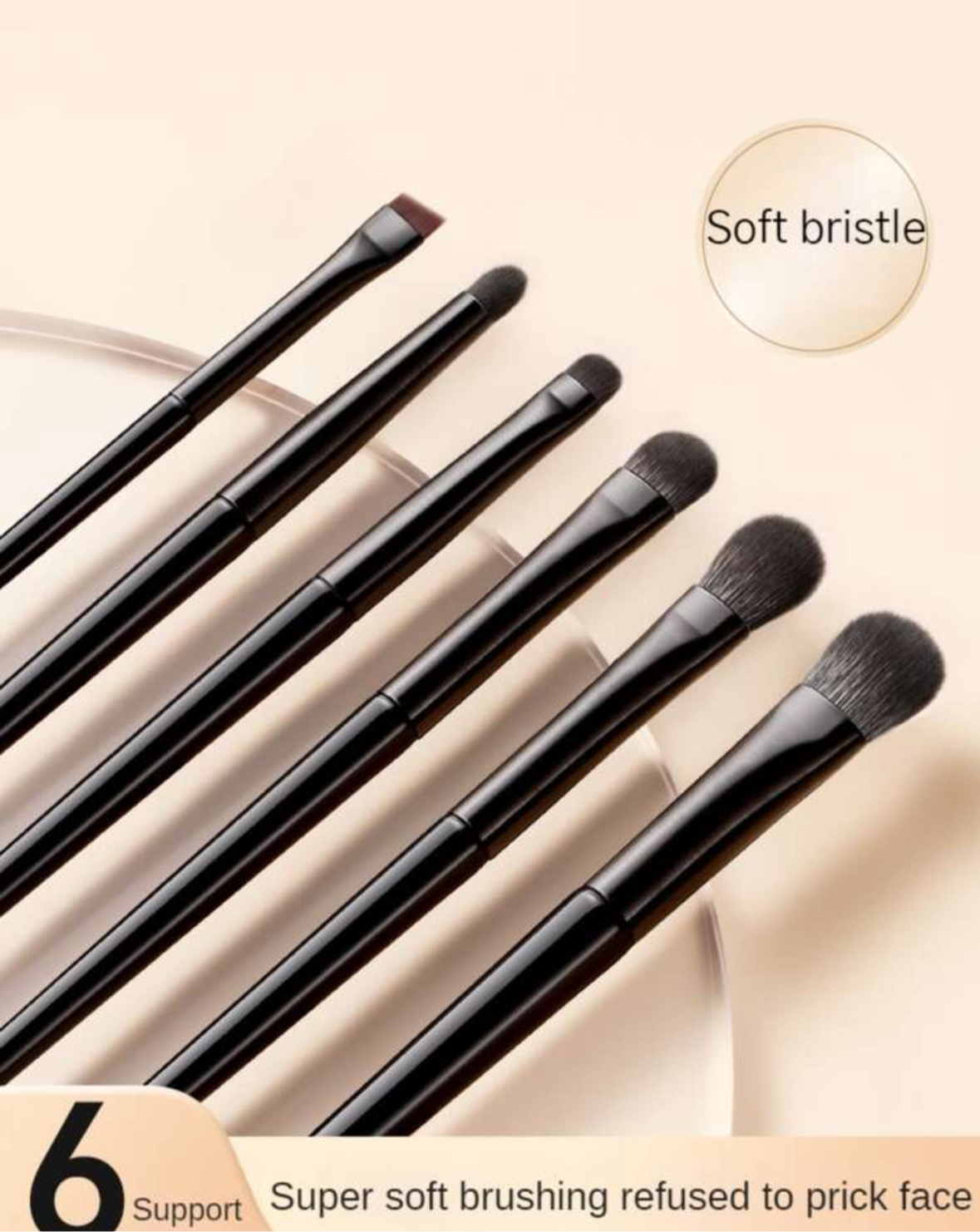 BROCHAS SET CON 6 PIEZAS PARA OJOS
