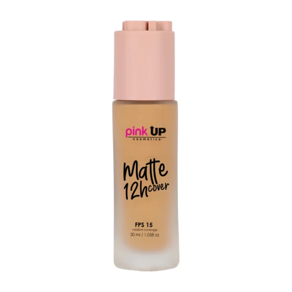 BASE DE MAQUILLAJE LIQUIDA MATTE 12 HRS PINK UP