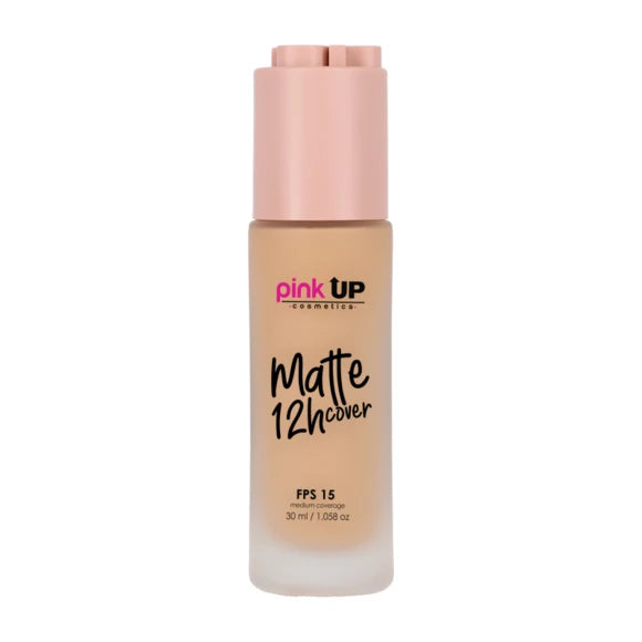 BASE DE MAQUILLAJE LIQUIDA MATTE 12 HRS PINK UP