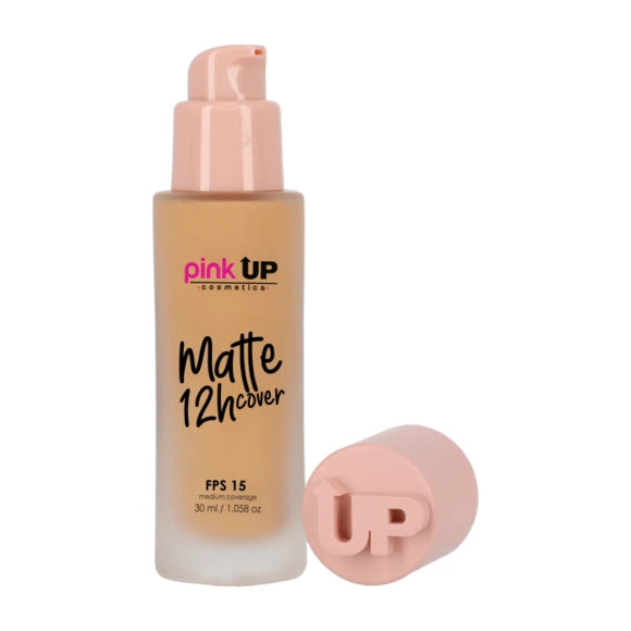BASE DE MAQUILLAJE LIQUIDA MATTE 12 HRS PINK UP