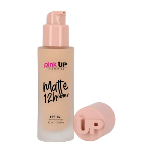BASE DE MAQUILLAJE LIQUIDA MATTE 12 HRS PINK UP