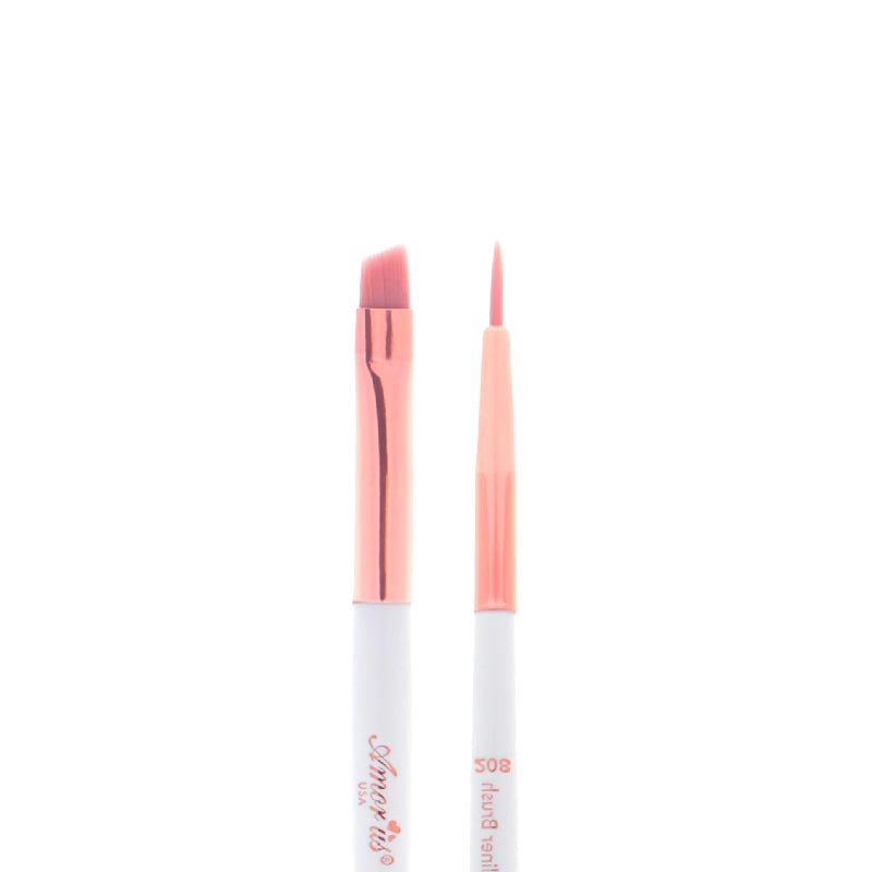 BROCHA DELINEADOR DE OJOS Y CEJAS LUXE BASICS N. ° 208 AMOR US