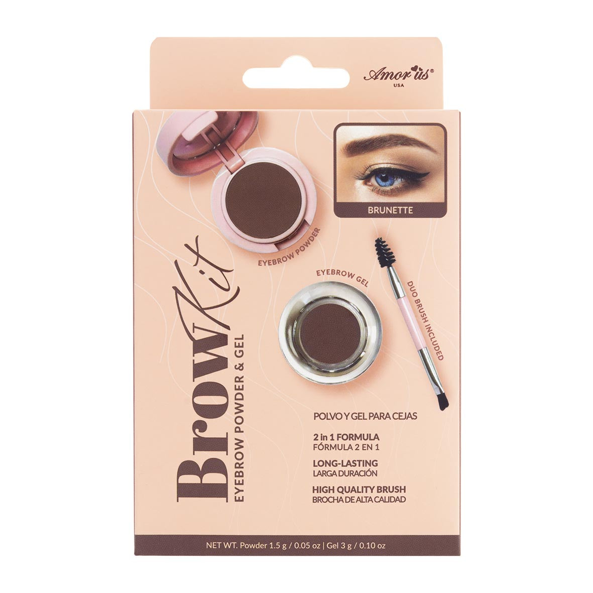 BROW KIT POLVO Y GEL PARA CEJAS AMOR US