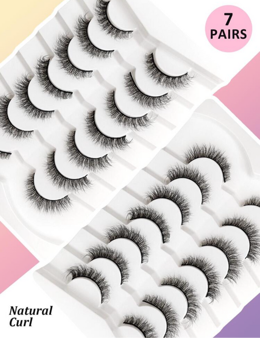 PESTAÑAS KIT CON 7 PARES DE PESTAÑAS WISPY
