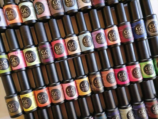 6 Geles Semipermanentes de un paso GC Nails + Básicos de regalo